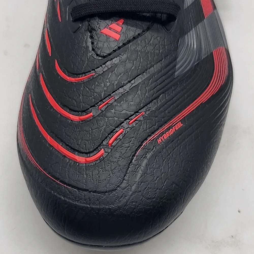 Adidas Predator‎ League FG MG Mens 12 Black Red Soccer Cleats ID1328 NWOB